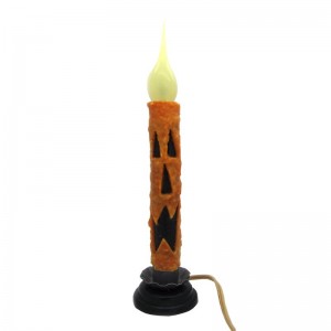 StarHollowCandleCo Corded Light Jack-O'-Lantern Taper Flameless Candle SHCC1135